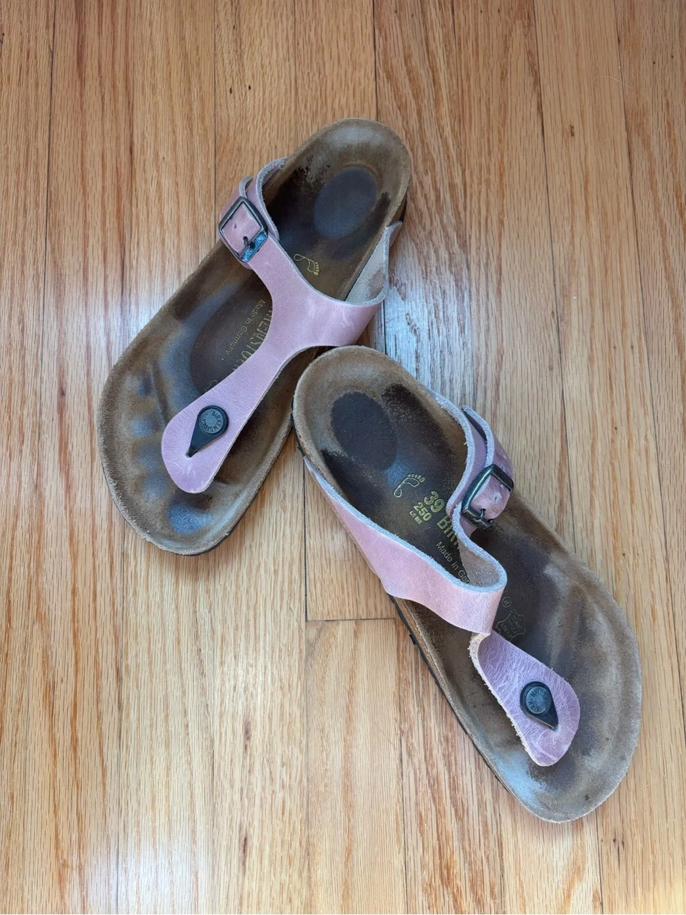 Birkenstock 39 Nubuck Gizeh Faded Purple - Picture 2 of 6